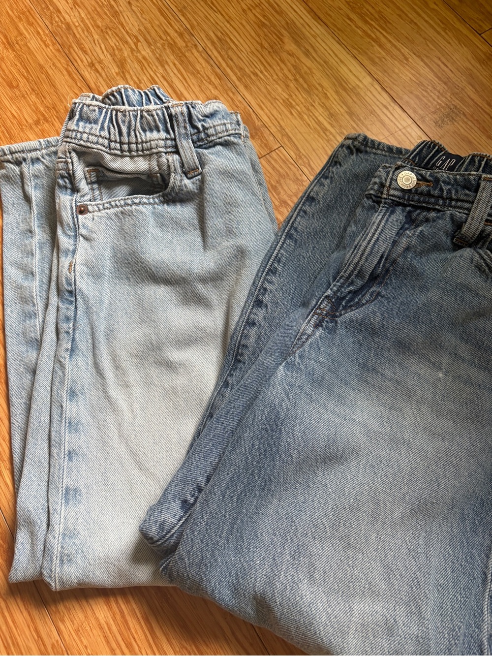 Boys Youth Gap Denim Baggy Jeans - 2 pairs